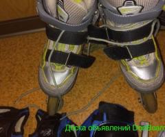 Продам ролики и защиту, 32-35 размер
