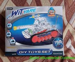 Детский железный конструктор Танк 6933 jiamei wit vs yare