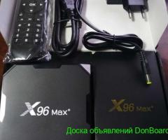 X96 Max plus 4/32 Android TV Slimbox с настройкой4000