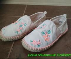 Эспадрильи, мокасины, тапочки Н&M, размер 28 (16,5см)