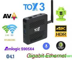 TOX3 Android 11 ТВ Приставка TV Box 5300 с настройкой НОВАЯ РЕВИЗИЯ